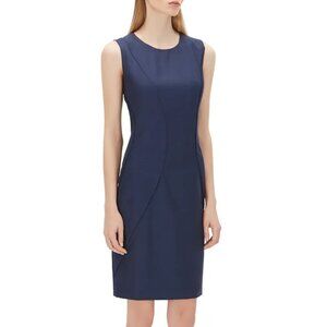 NWOT BOSS Denesa Stretch Wool Piped Sheath - Sz 8